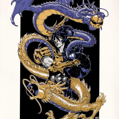 serigraphie dragon Florent maudoux