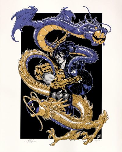 serigraphie dragon Florent maudoux